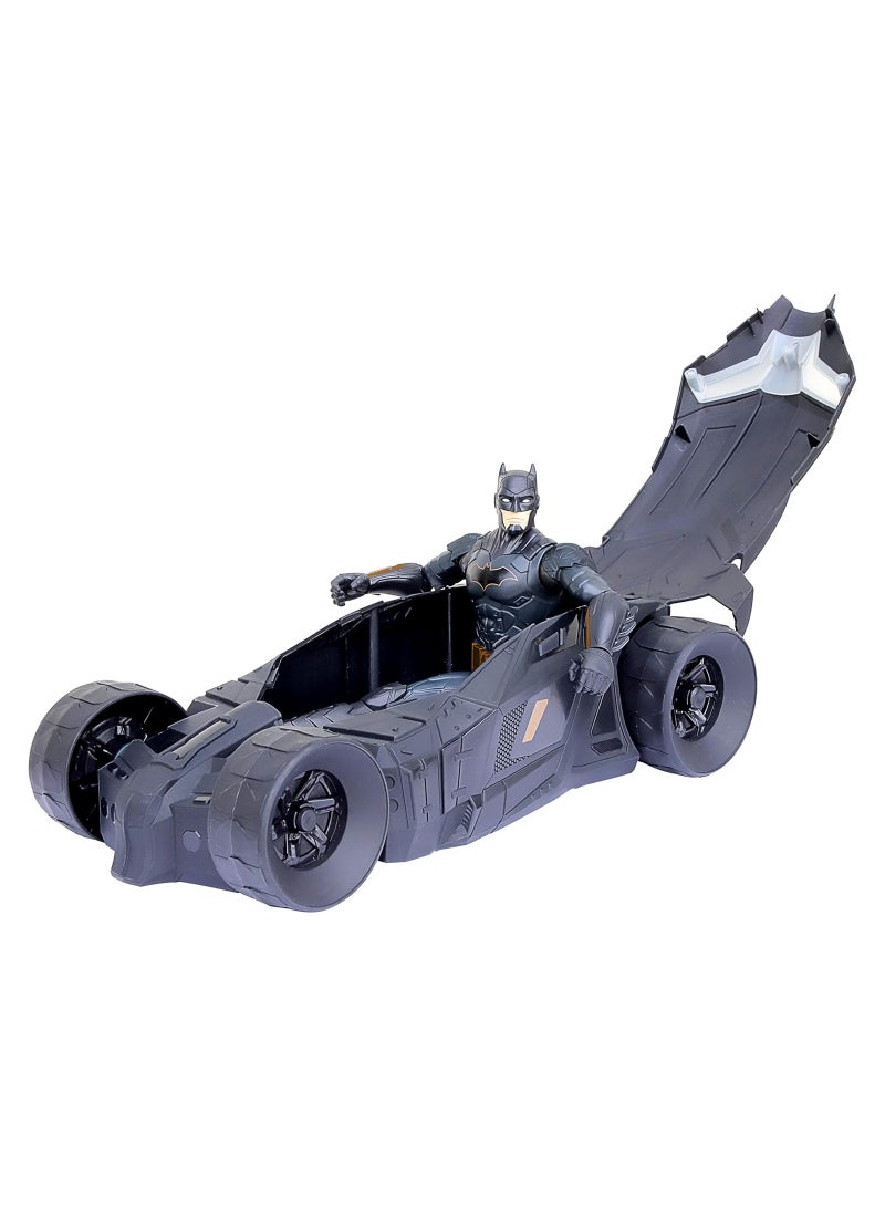 Batman and Batmobile Set, 30-cm Batman Action Figure