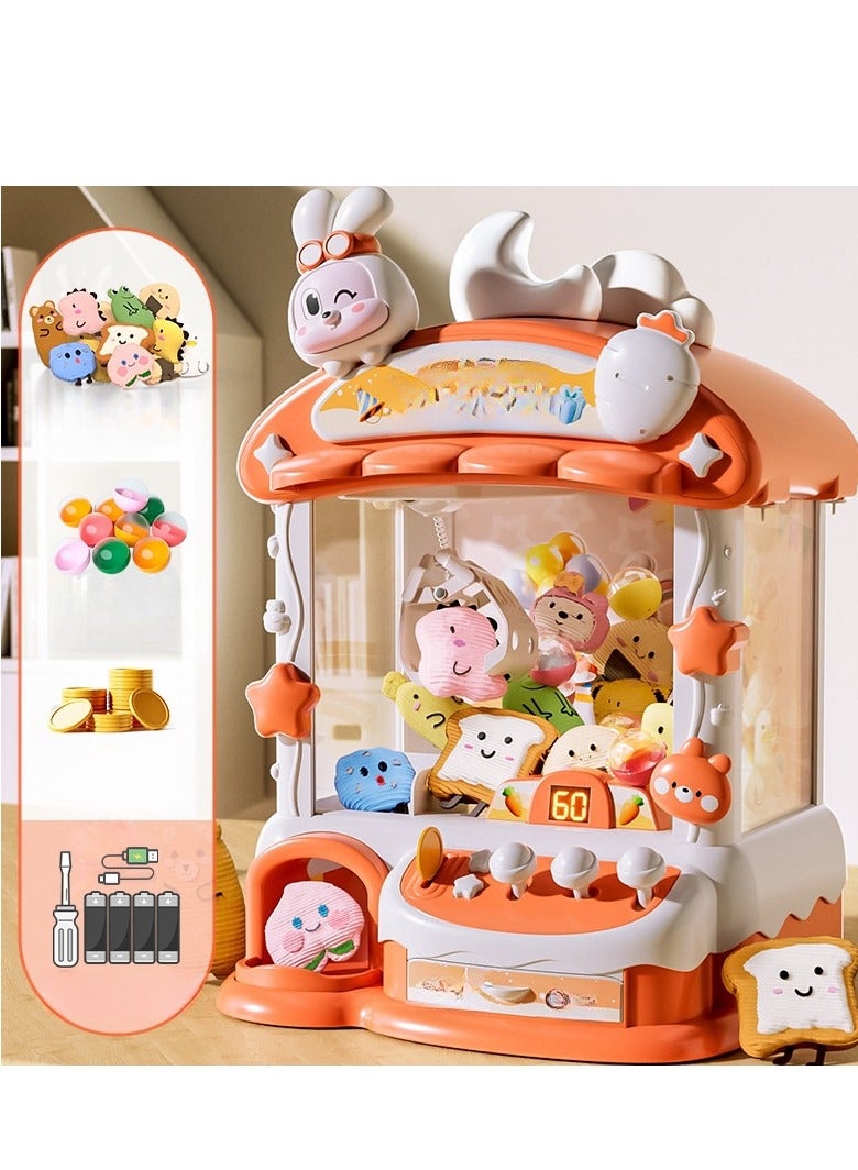 Children's Claw Machine Coin Operated Small Household Toy With Twisted Eggs