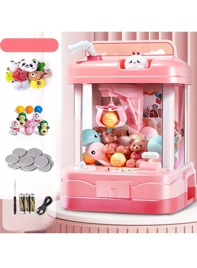 Children's Claw Machine Coin Operated Small Household Toy With Twisted Eggs