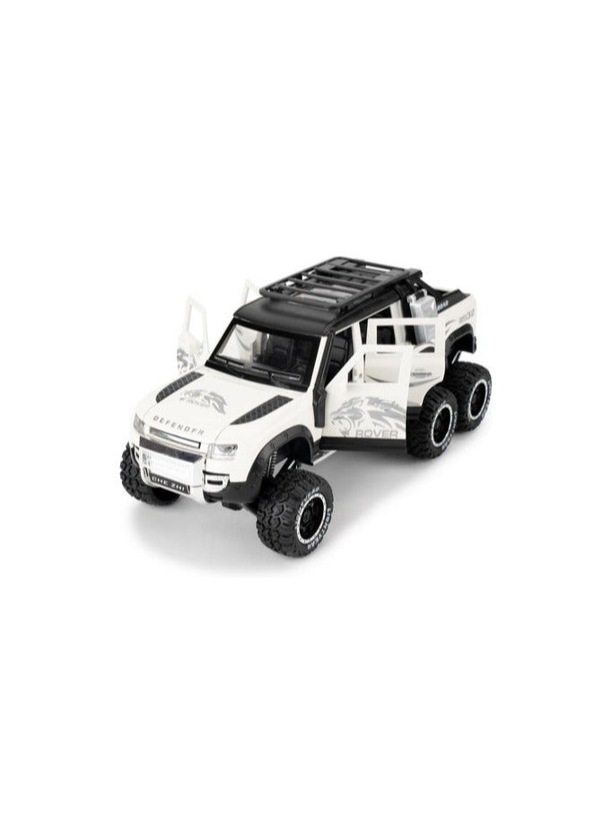 Toy Car Compatible for 1:24  Off Road Pickup Car Model, Pull Back Diecast Truck Collectible Truck with Sounds ＆ Lights for Kids Boys Girls and Adults, Gift