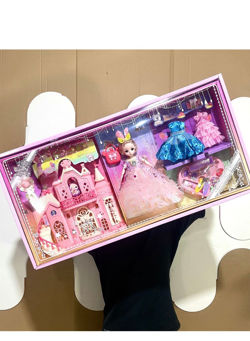 Girl Dress Up Castle Princess Children's Toy Set Gift Box