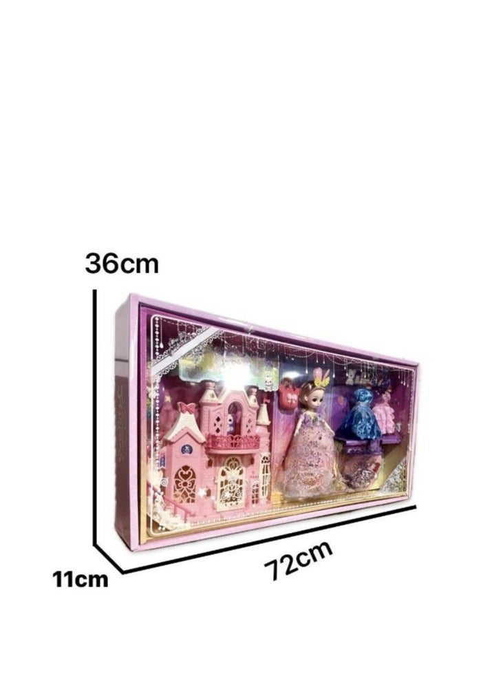 Girl Dress Up Castle Princess Children's Toy Set Gift Box