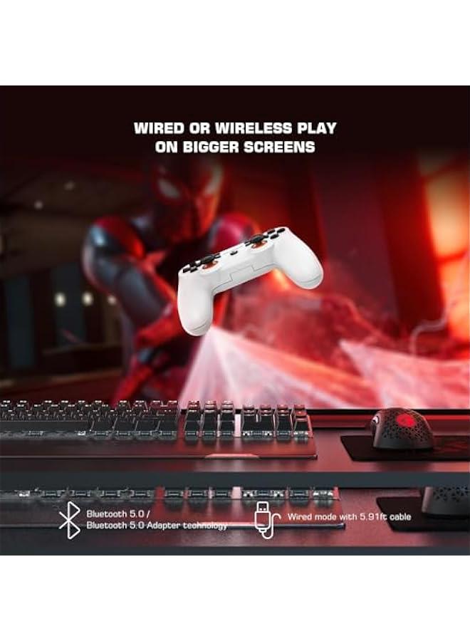 T3 Wireless Gaming Controller, PC Controller for Windows 7/8/10/11, Android, Gamepad Joystick with Turbo and Dual Vibration, Gaming Controller for Android TV/TV Box, 40 Hours Working Battery