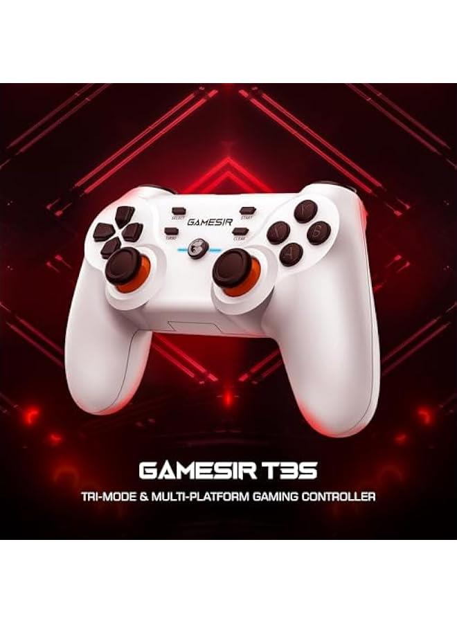 T3 Wireless Gaming Controller, PC Controller for Windows 7/8/10/11, Android, Gamepad Joystick with Turbo and Dual Vibration, Gaming Controller for Android TV/TV Box, 40 Hours Working Battery