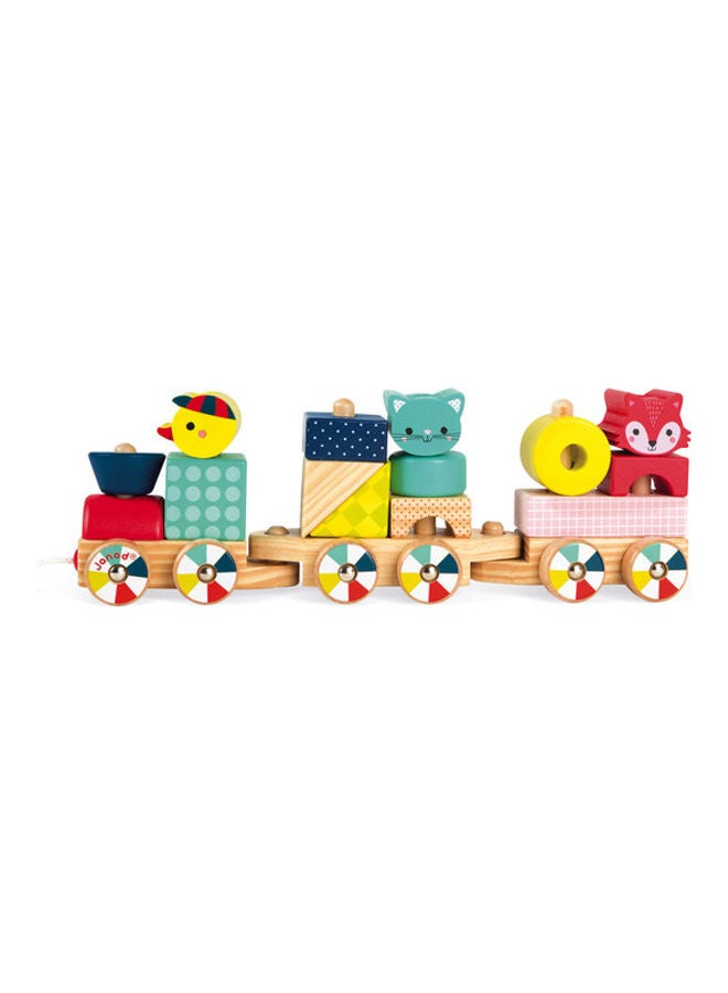 Wooden Baby Forest Train 14cm