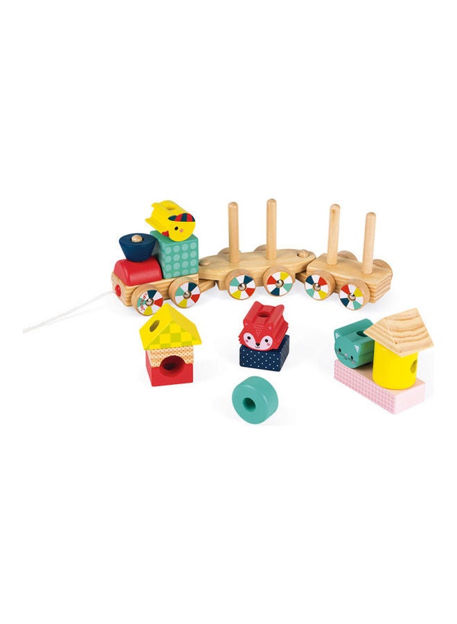 Wooden Baby Forest Train 14cm