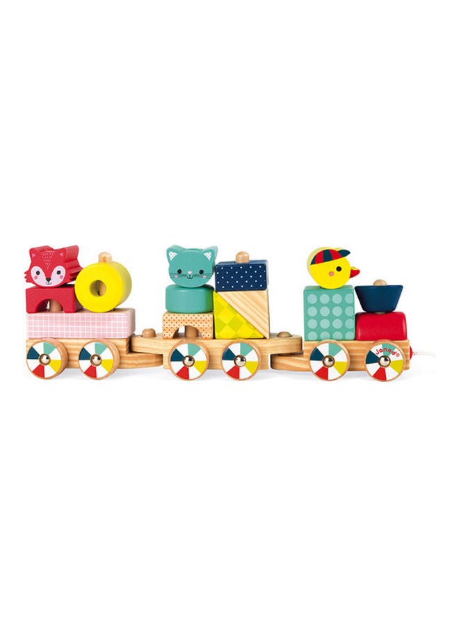 Wooden Baby Forest Train 14cm