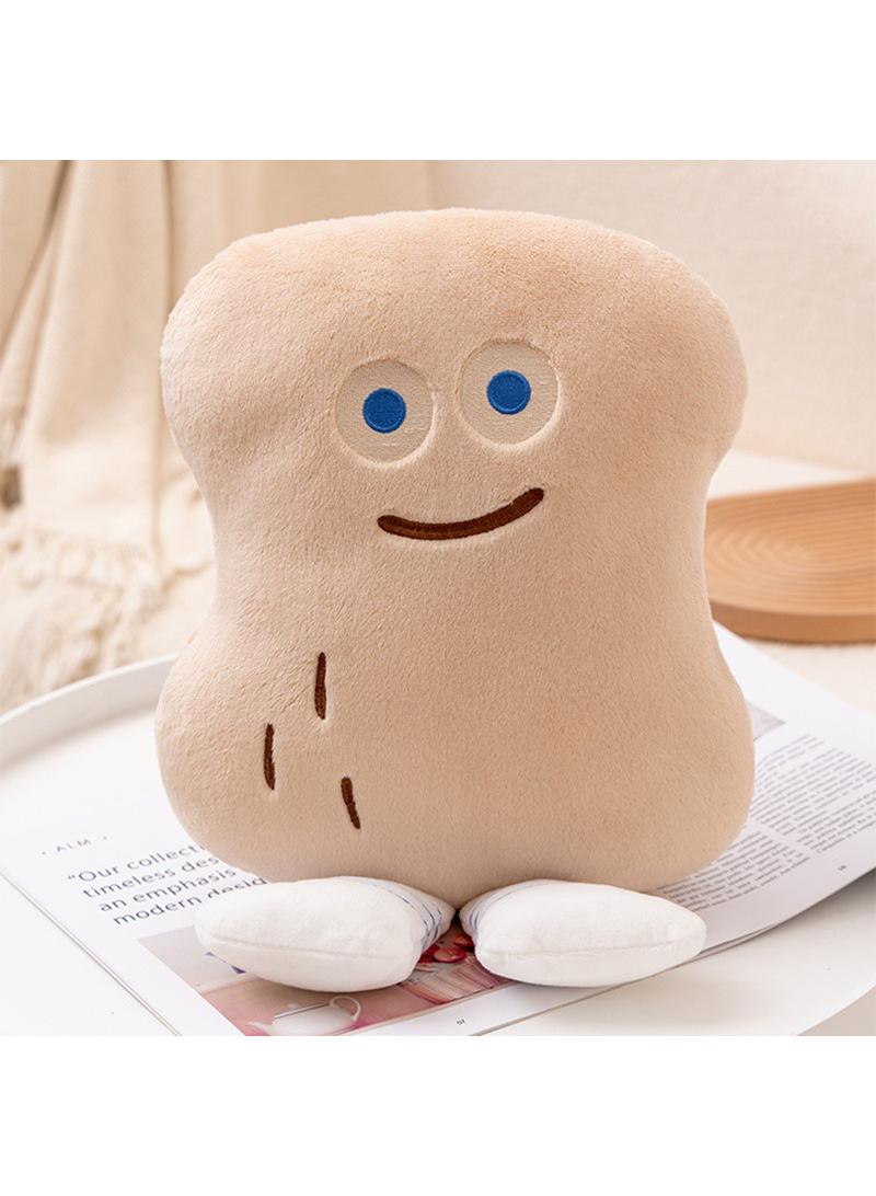 Creative PeanutPlush Toys，Peanut Shaped Throw Pillows, 38cm Soft Home Decorative Pillow Plush Cushion For Bed Couch Living Sofa Room Decor Accent Throw Pillow Perfect Stuffed Plush Toy Gife For Children And Adult