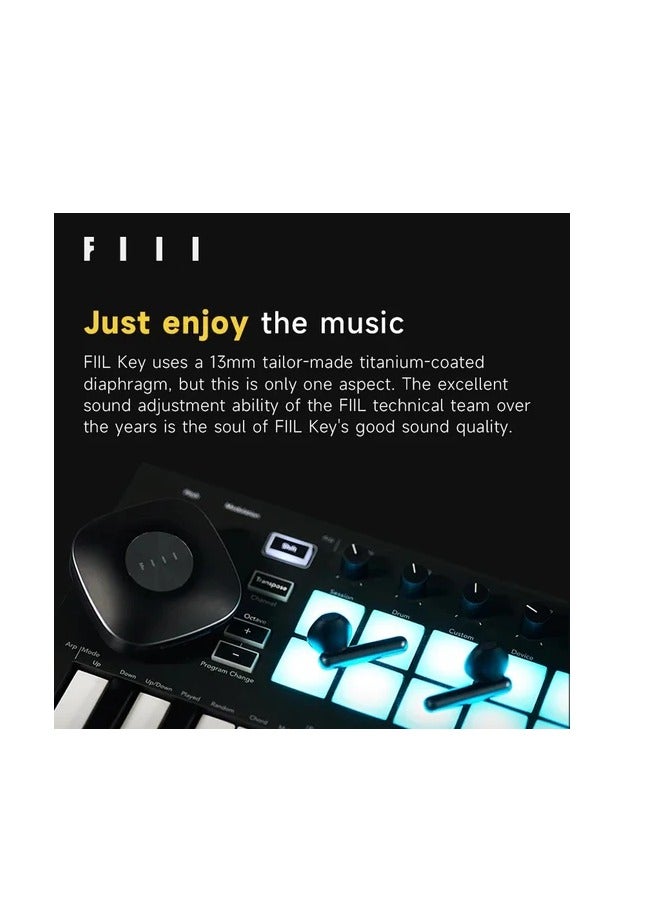 FIIL Key Global Version Black Headphone