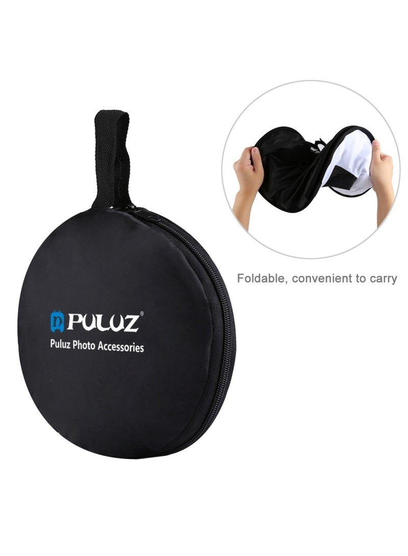 PULUZ 45cm Round Style Macro and Portrait Softbox SpeedLite Flash Light Foldable Diffuser