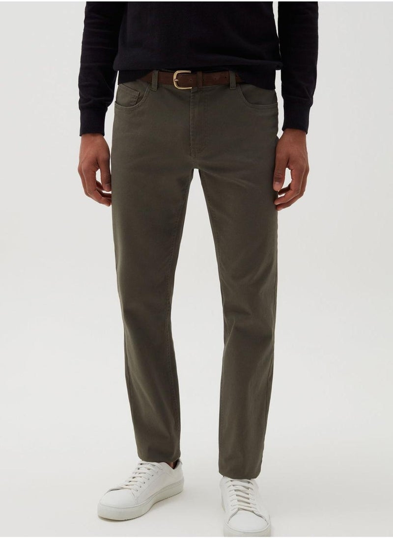 Causal Slim Fit Trousers