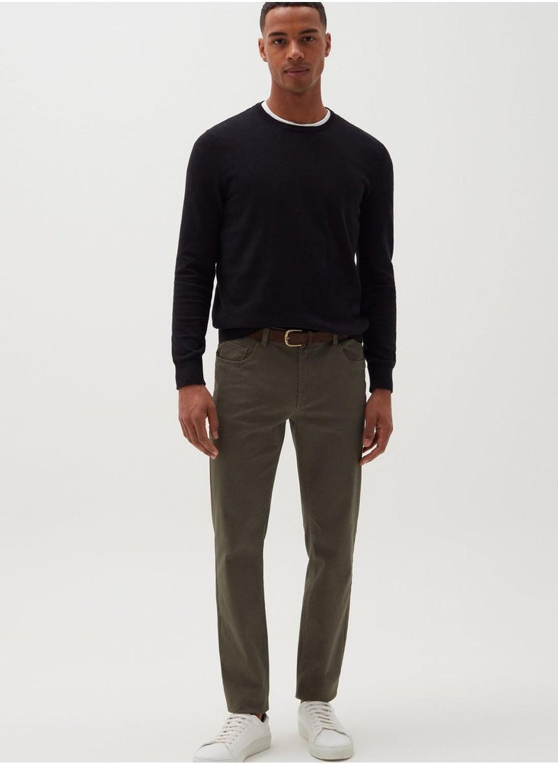 Causal Slim Fit Trousers