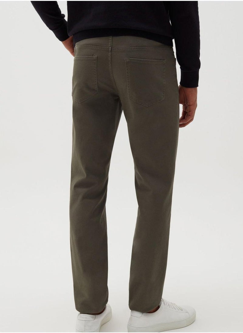 Causal Slim Fit Trousers