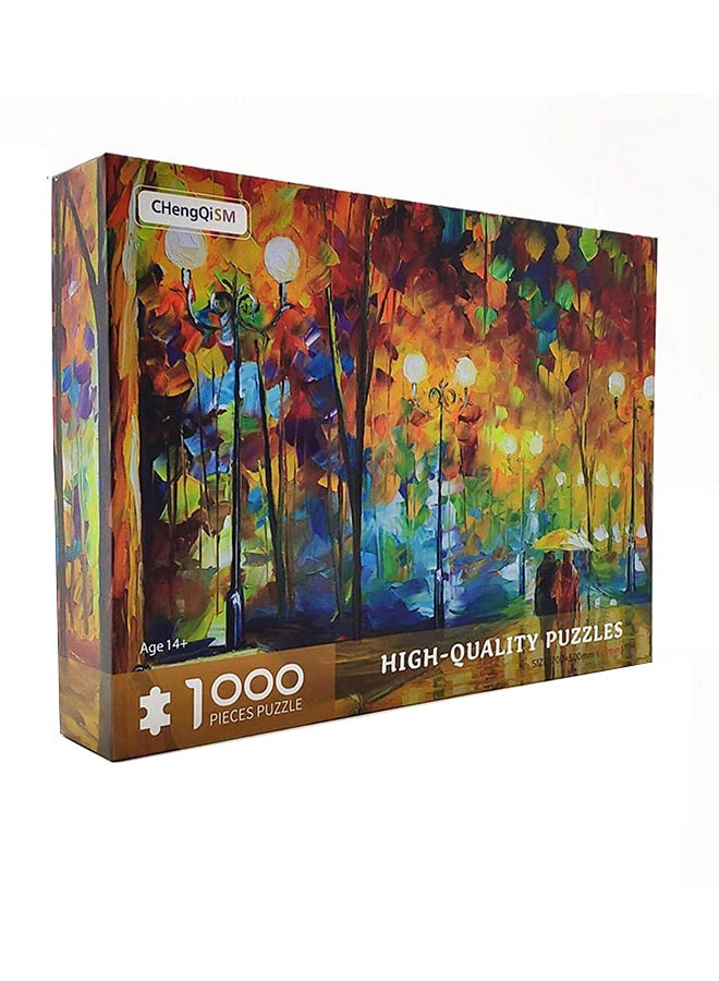 1000-Piece Landscape Jigsaw Fun Puzzle Stress Relief Early Education Development Toy Set 50X75 cm