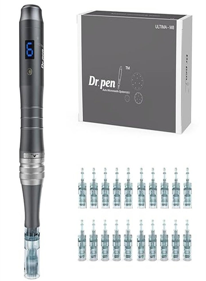 Professional Beauty Micro-Needling Pen - Cordless - Best Face and Body Skincare Kit