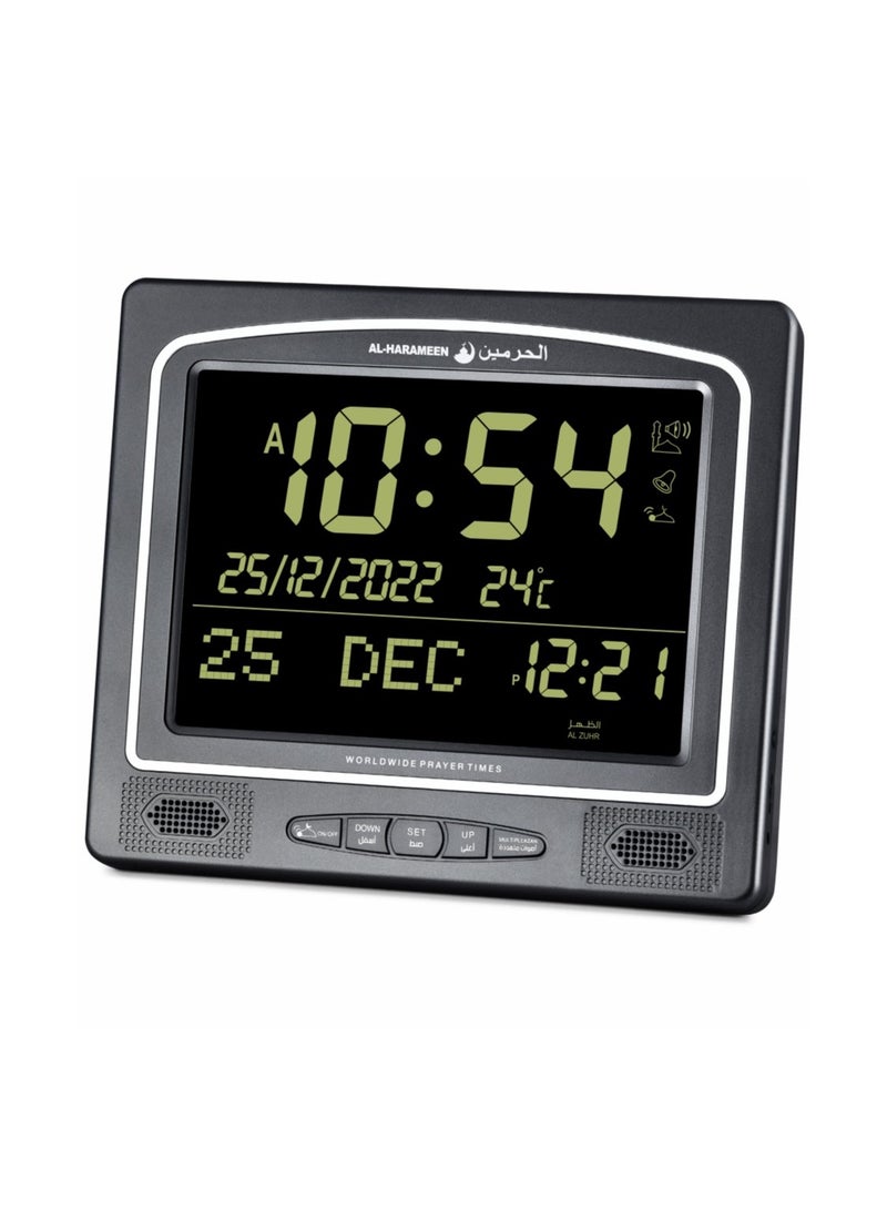 Digital Wall And Table Azan Clock For Prayer With Large LCD Display