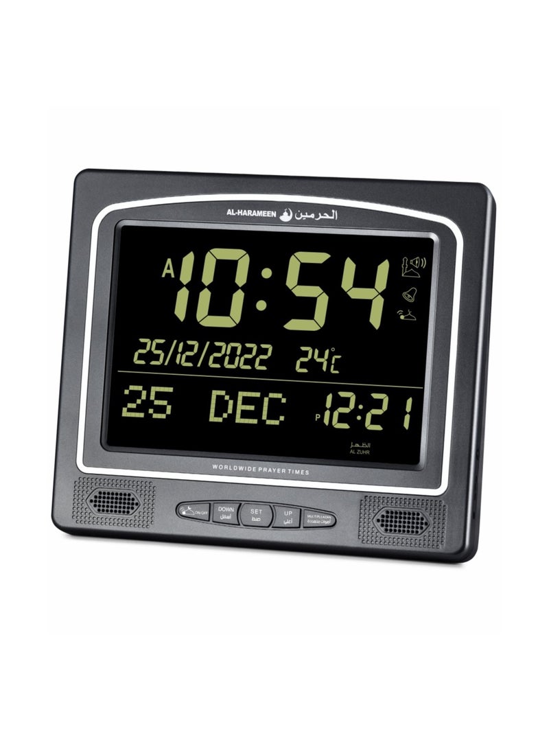 Digital Wall And Table Azan Clock For Prayer With Large LCD Display