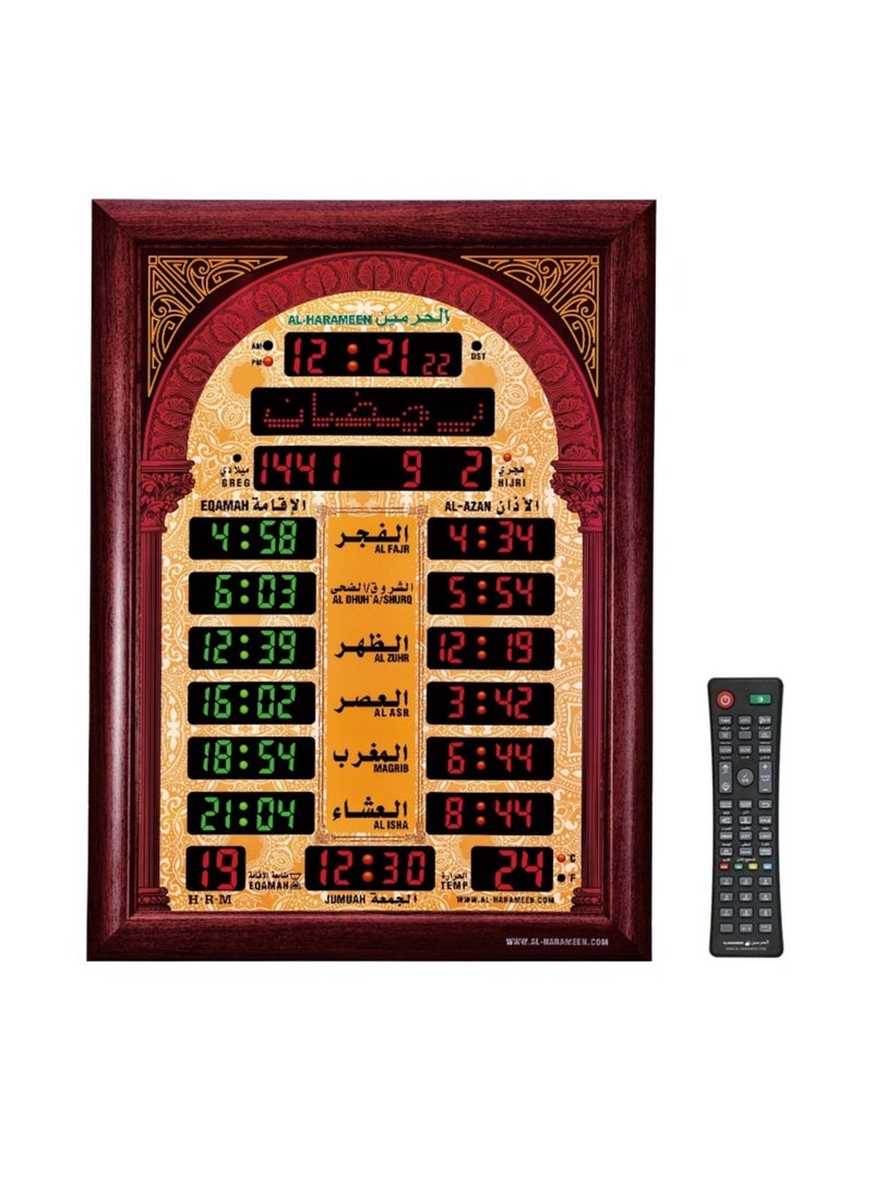 LED Digital Azan Mosque Wall Clock