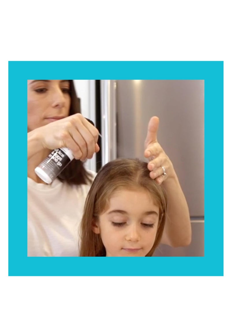 All-in-one head lice treatment spray kills lice and eggs Includes 120ml lice spray and nit comb