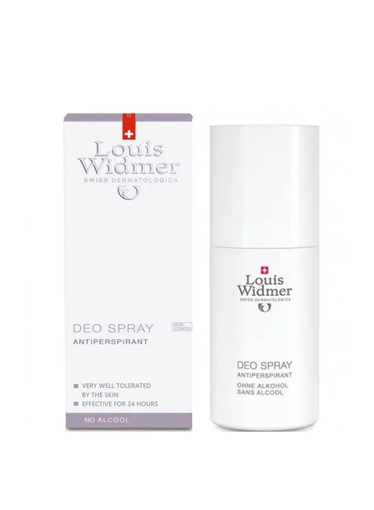 Louis Widmer Antiperspirant Deo Spray Scented alcohol free 75 ml