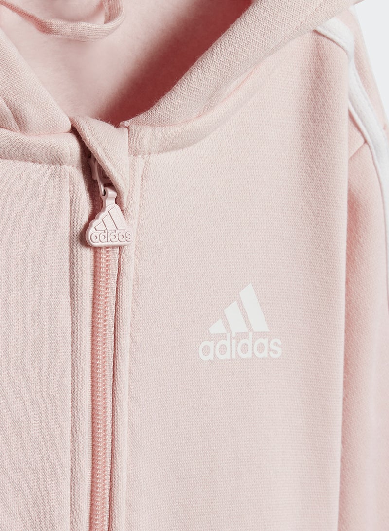 Infant 3 Stripes Fleece Set