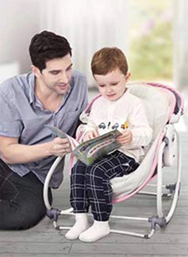 5-in-1 Multifunctional Comfortable Baby Bassinet Cradle Bed With Attractive Lighting and Musical Toy