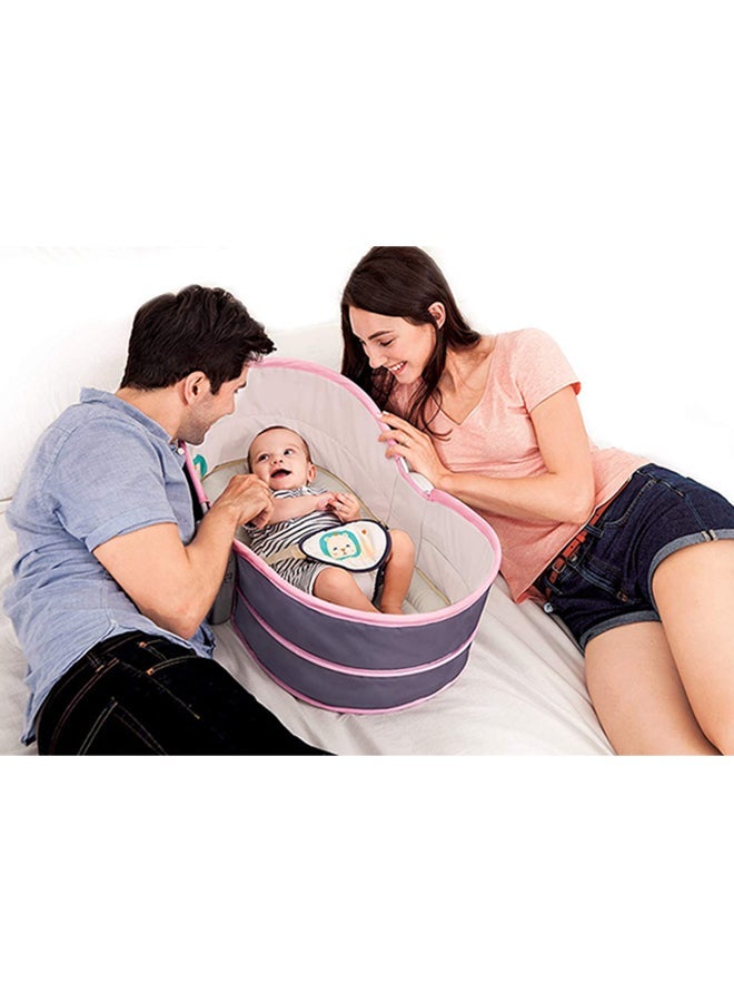 5-in-1 Multifunctional Comfortable Baby Bassinet Cradle Bed With Attractive Lighting and Musical Toy