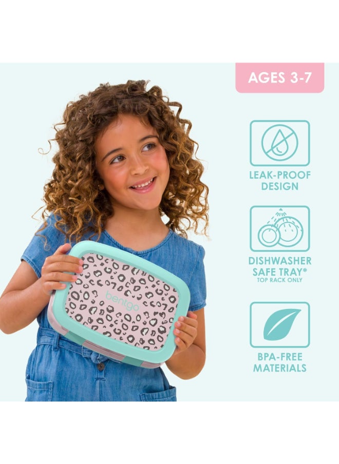 Kids Prints 5 Compartment Lunchbox Leopard