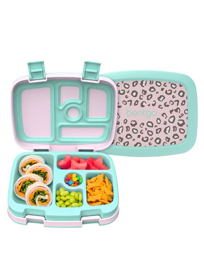 Kids Prints 5 Compartment Lunchbox Leopard