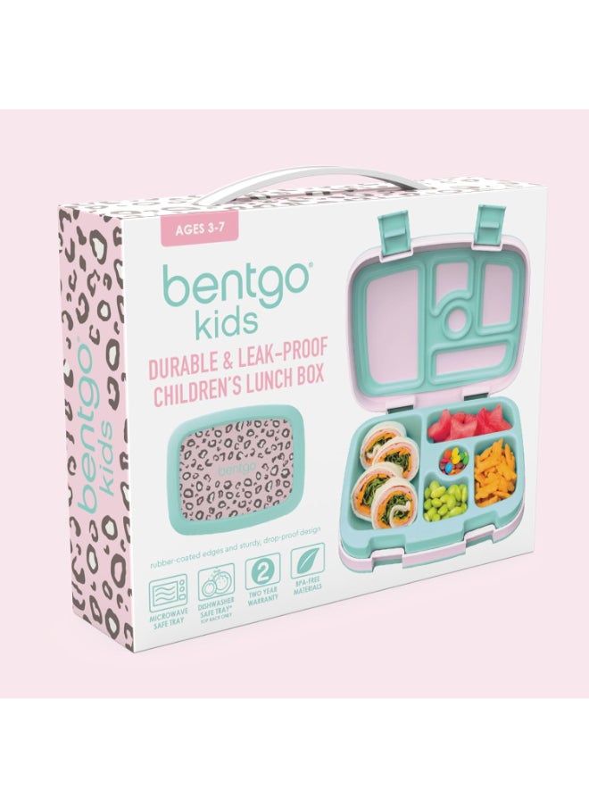 Kids Prints 5 Compartment Lunchbox Leopard