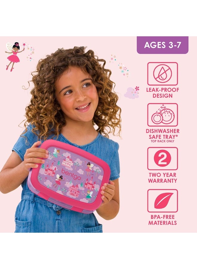 Kids Prints 5 Compartment Lunchbox Fairies