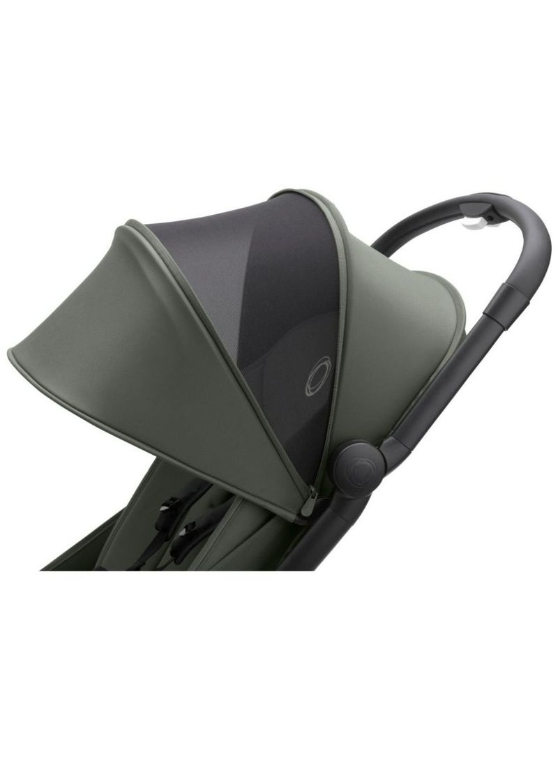 Butterfly Complete Travel Stroller - Black/Forest Green