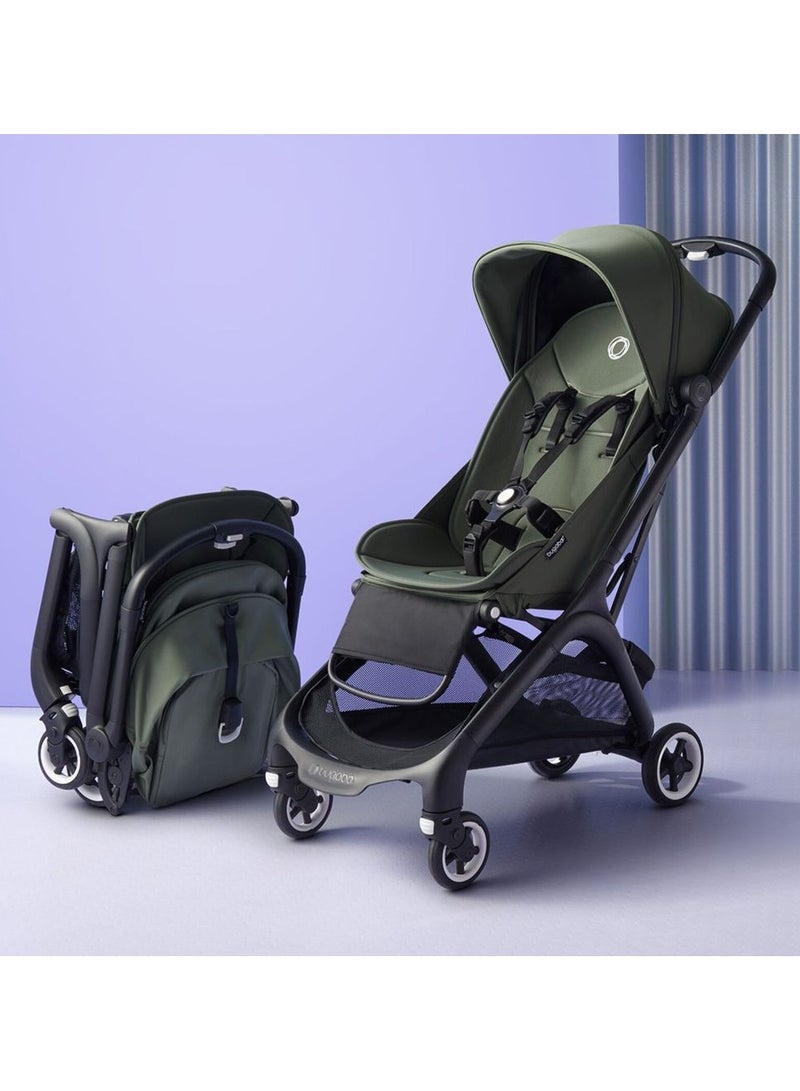 Butterfly Complete Travel Stroller - Black/Forest Green