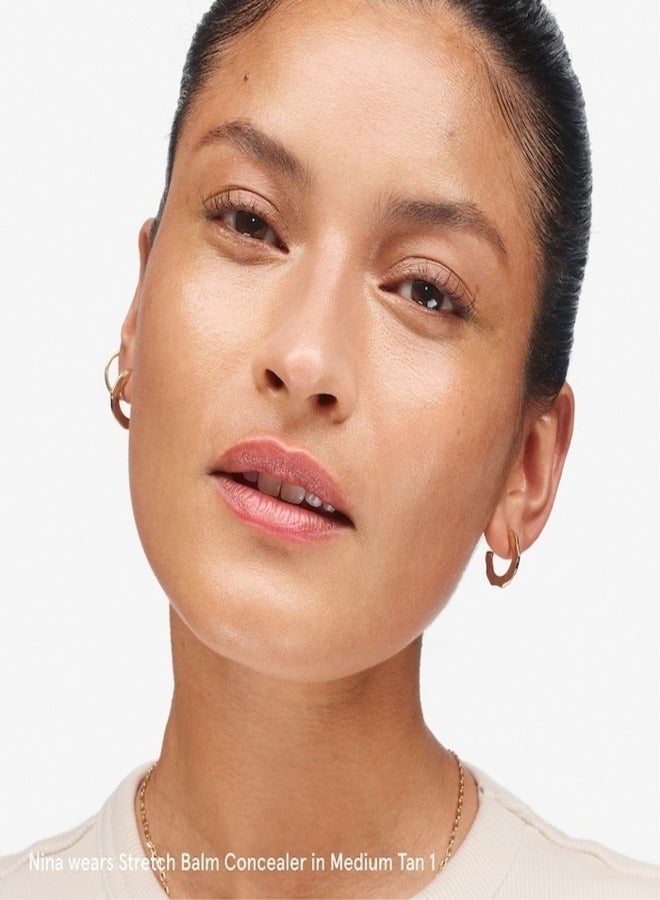 Glossier Stretch Balm Concealer - Dewy Buildable Coverage , Medium Tan 1 - olive base tone 4.8g