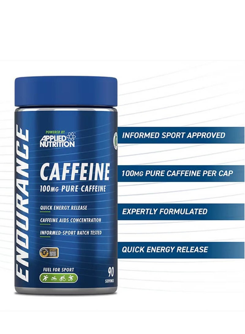 Applied Nutrition Caffeine 100mg, 90 Servings