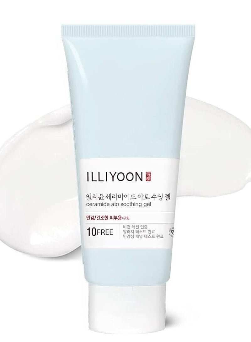 ILLIYOON Ceramide Ato Soothing Gel 175ml, High Moisturizing Cooling Gel