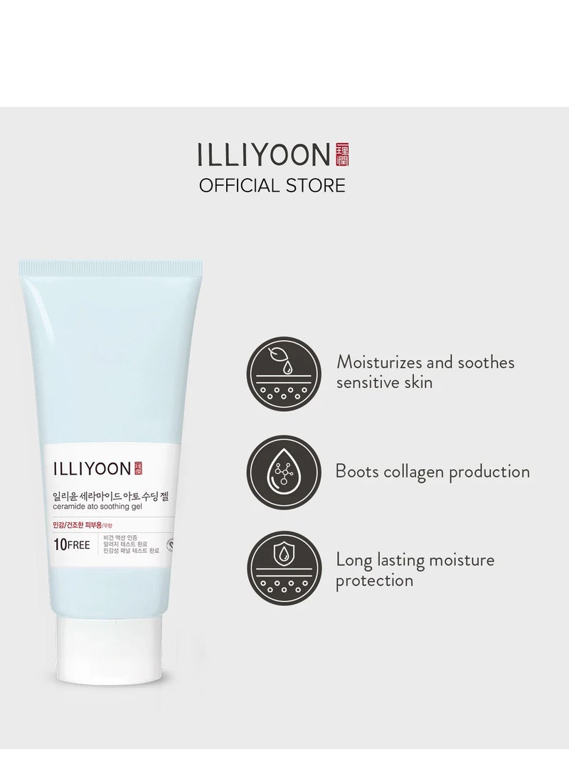 ILLIYOON Ceramide Ato Soothing Gel 175ml, High Moisturizing Cooling Gel