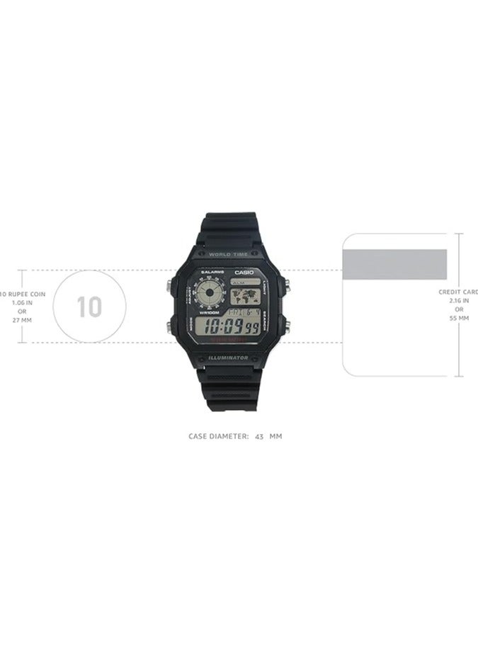 Casio Digital Quartz AE-1200WH-1A