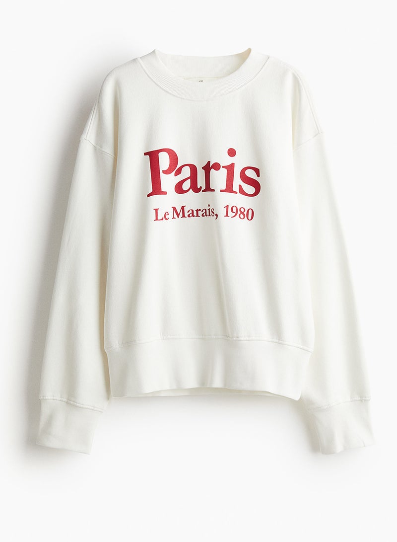 Text-Motif Sweatshirt