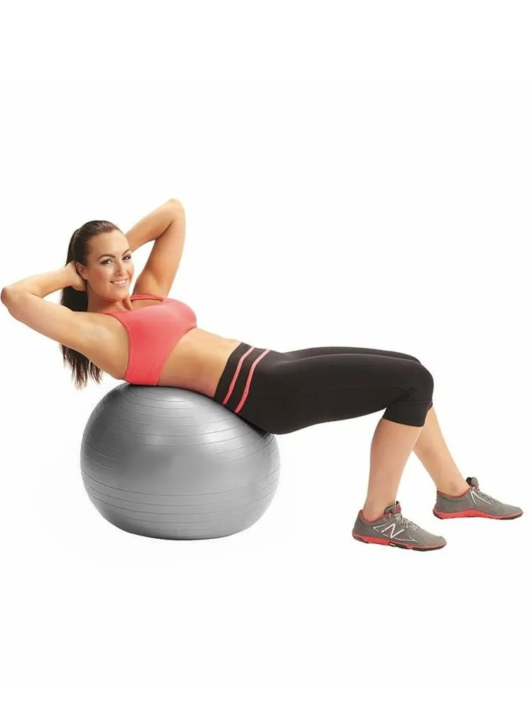 Anti-explosion sports ball with pump 65 cm weight 1 kg