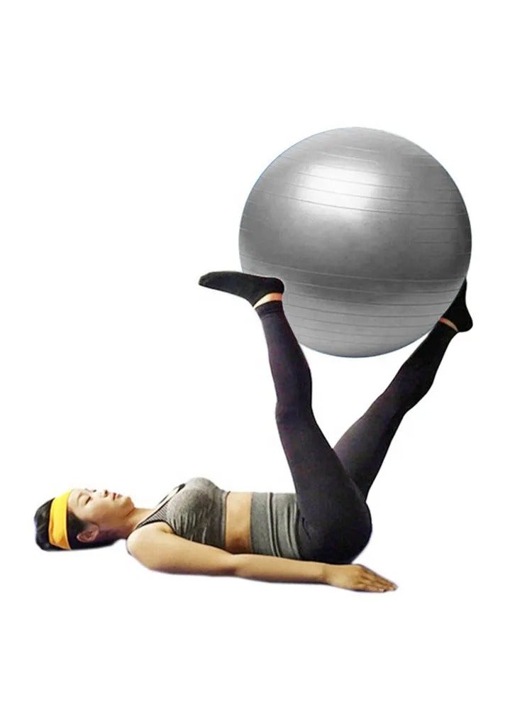 Anti-explosion sports ball with pump 65 cm weight 1 kg