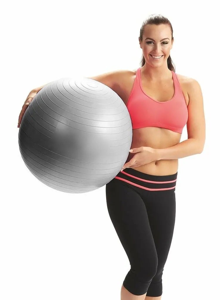 Anti-explosion sports ball with pump 65 cm weight 1 kg