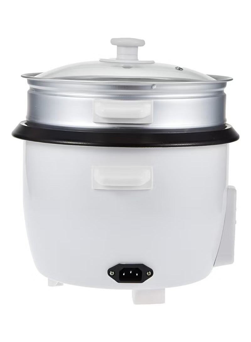 Automatic Rice Cooker 3 in 1 Functions, 1L Capacity, 400W, Non-Stick Inner Pot, Steamer, Automatic Shut-Off, Overheat & Safety Protection, Cool Touch Body, Handle, Measuring Cup & Spoon