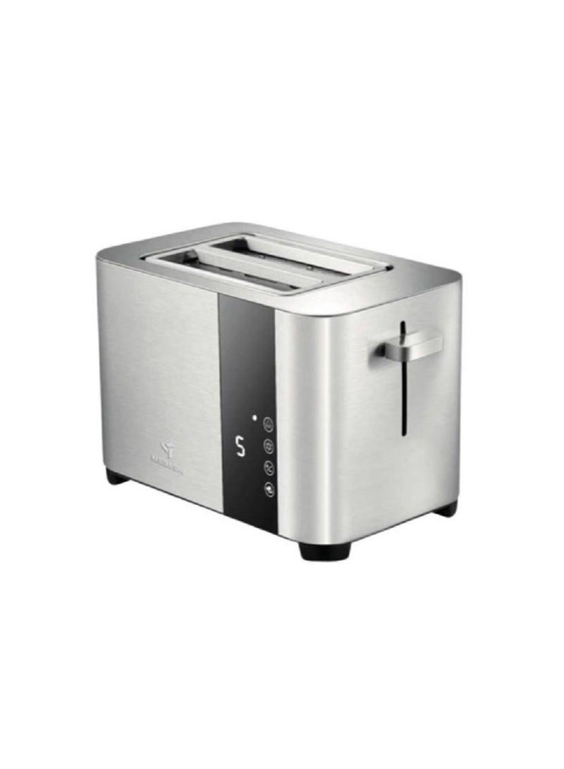 2 Slice Bread Toaster Stainless Steel Body With Digital Display