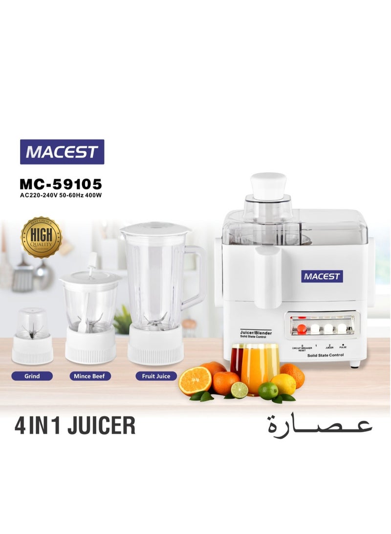 4 In 1 Food Processor (Juicer Grinder And Multifunctional Blender)