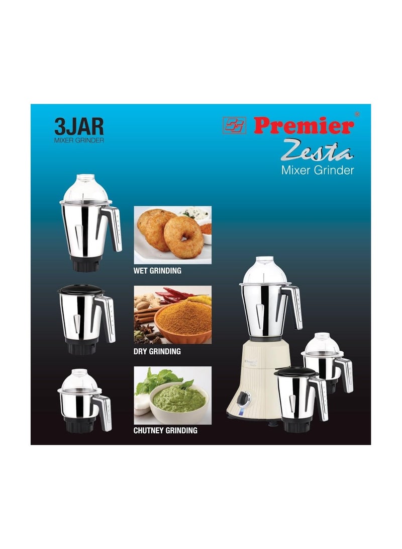 Premier Zesta Mixer Grinder 230V/750W - MG5150 (AQUA BLUE)