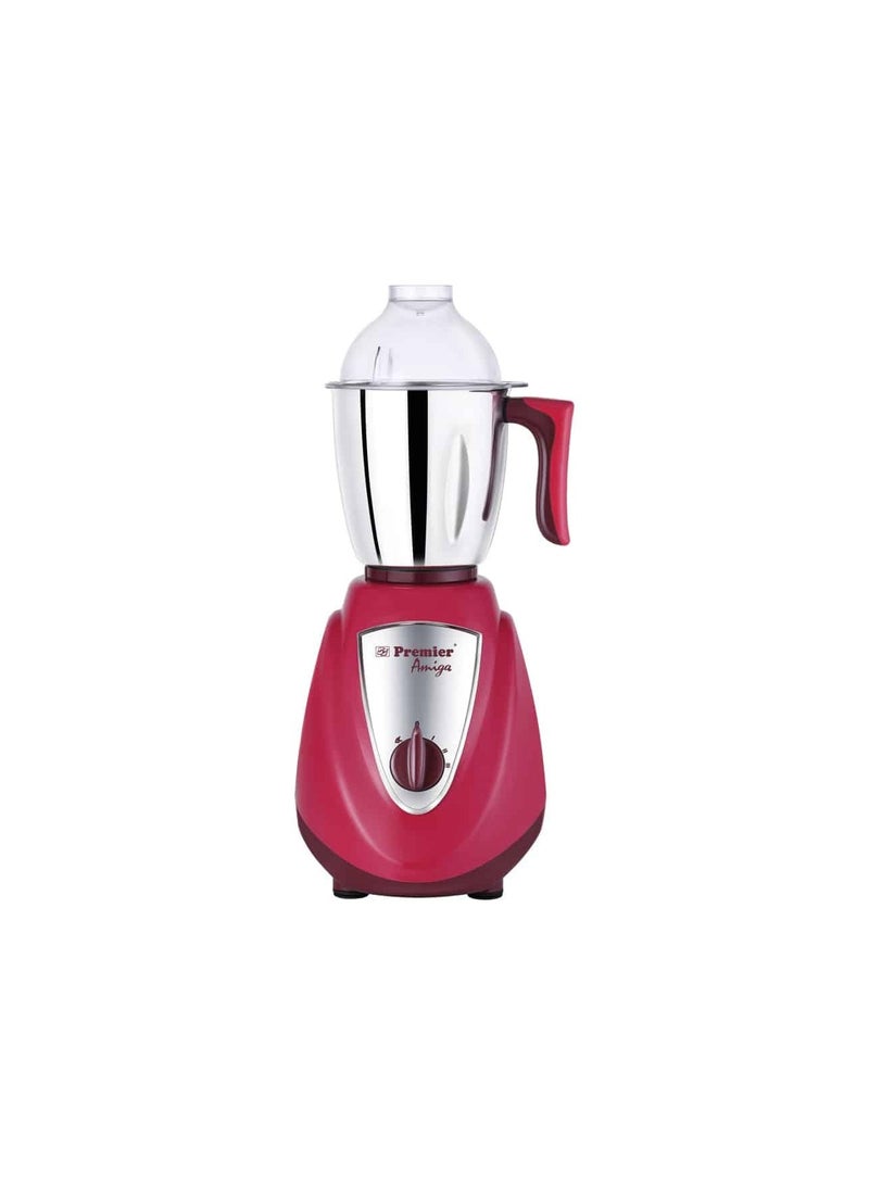 Premier Amiga Mixer Grinder MG5142 750 Watts (Burgundy)