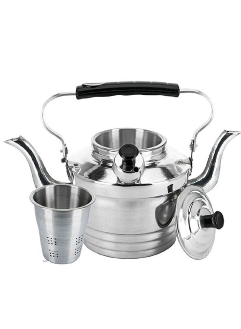 Double Sided Aluminum Teapot Kettle 2.8 Ltr