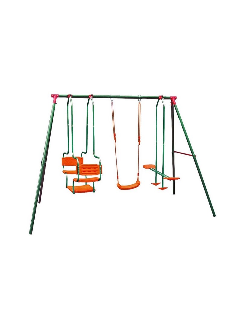 Outdoor Steel Multi Swing Set