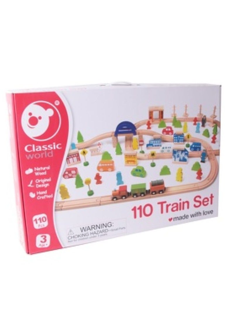 Classic World - Train Set - 110pcs